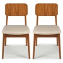 Ver imagem 1 de Kit 2 Cadeiras Sala de Jantar com Encosto Multilaminado Uno