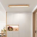 Ver imagem 3 de Plafon de Sobrepor Oval Estilo Madeira 95cm Led 35w 3 em 1 Bivolt 16130-pl