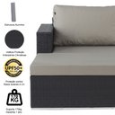 Ver imagem 3 de Chaise Recife em Alumínio para Área Piscina Jardim Trama Original