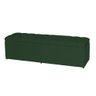 Baú Imperatriz 138Cm Calçadeira Estofada Cama Casal Suede Diversas Cores - JBF:Verde Militar - 2