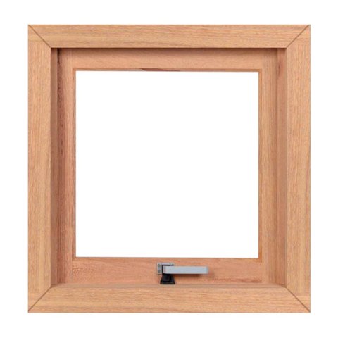 Janela de Madeira Vitro Máximo Ar Panorâmico Reto de Eucalipto Esel Esquadrias - 0.60 (L) X 0.60 (A)