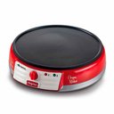 Ver imagem 2 de Máquina de Crepe Elétrica Ariete Party Time Retrô Vermelha 1100W 110V - Antiaderente e Compacta