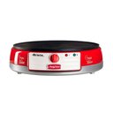 Ver imagem 1 de Máquina de Crepe Elétrica Ariete Party Time Retrô Vermelha 1100W 110V - Antiaderente e Compacta