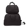 Kit Mala Viagem Rodinha Em PU E Bolsa Mão/Tiracolo Marrom Imported 8901 - 2