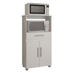 Balcão 2 Portas para Forno e Microondas Multimóveis CR20230 Branco - 1