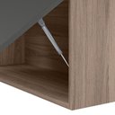 Ver imagem 5 de Armario Aereo Basculante MDF 80 cm Kali 166801 Carvalho Toq Chumbo Nicioli