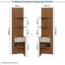 Ver mais imagens de Guarda-Roupa Planejado 8 Peças 10 Portas Arani CabeCasa MadeiraOriginals Marrom/Cinamomo/Off White