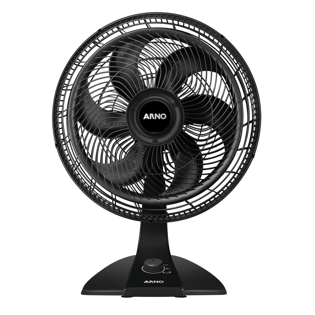 Ventilador de Mesa Arno Turbo Force 2 Em 1 VF42 40cm Preto 127v