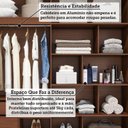 Ver mais imagens de Guarda-Roupa Casal 2 Portas de Correr com Pés 183cm 100% MDF Bonito Espresso Móveis Marrom/Jequitiba