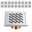 Ver imagem 1 de Ralo Inox 10x10 Anti Odor Kit 18 Uni Anti Inseto Banheiro Lavabo Banheiro Quintal Jardim Casa Varand