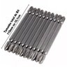 Bits Bico Ponteira Ph2 Imantada Longa 110mm Parafuso Philips - 10 Peças - 1