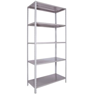 Estante Leve 5 Bandejas 40cm Cinza