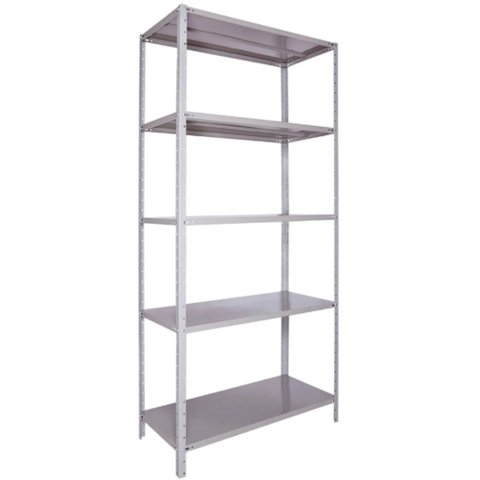 Estante Leve 5 Bandejas 40cm Cinza