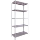 Ver imagem 1 de Estante Leve 5 Bandejas 40cm Cinza
