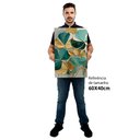 Ver imagem 2 de Kit Quadro Decorativo 3 Telas Canvas Flores em Pinceladas Tacolado Moldura Flutuante 4,5cm Madeira 4
