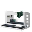 Ver imagem 2 de Treliche Solteiro 100% Mdf Branco Floris Jm Móveis