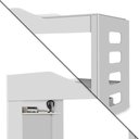 Ver imagem 3 de Treliche Solteiro 100% Mdf Branco Floris Jm Móveis