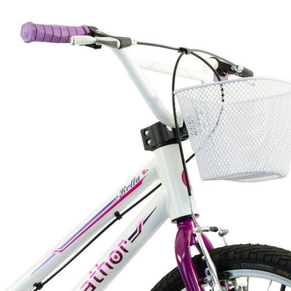 Bicicleta Infantil Aro 20 Feminino Lilás Nathor - 3