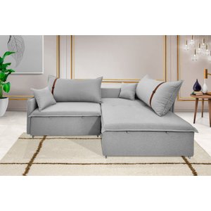 Sofá Valence Slim sem Caixa Premium 1,60m Softgel 33 Linho Cinza Claro