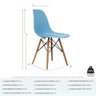 Cadeira Eames Marrom - 6
