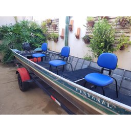 Cadeira para Barco E Camping Giratória Multiuso Estofada - 6