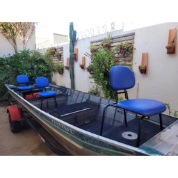 Cadeira para Barco E Camping Giratória Multiuso Estofada - 3
