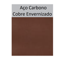 Ver imagem 2 de Cadeira Barreira Aço Carbono Cobre em Tecido, Couro Ecológico e Couro Natural Várias Cores - Artesia