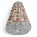 Ver imagem 6 de Tapete Passadeira Emborrachada Pvc Antiderrapante 0,65x5,00m Elos Marrom Bege