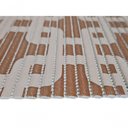 Ver mais imagens de Tapete Passadeira Emborrachada Pvc Antiderrapante 0,65x5,00m Elos Marrom Bege