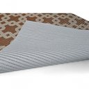 Ver imagem 7 de Tapete Passadeira Emborrachada Pvc Antiderrapante 0,65x5,00m Elos Marrom Bege