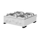 Ver imagem 2 de Fogão de Mesa 4 Bocas Apolo Branco com Mesa Inox Selada e Acendimento Manual - Realce