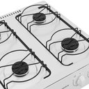 Ver imagem 4 de Fogão de Mesa 4 Bocas Apolo Branco com Mesa Inox Selada e Acendimento Manual - Realce