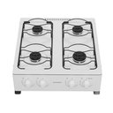 Ver imagem 3 de Fogão de Mesa 4 Bocas Apolo Branco com Mesa Inox Selada e Acendimento Manual - Realce