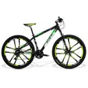 Ver imagem 2 de Bicicleta GTS Aro 29 Freio a Disco Câmbio Shimano Tourney 21 Marchas Amortecedor e Roda de Magné - P