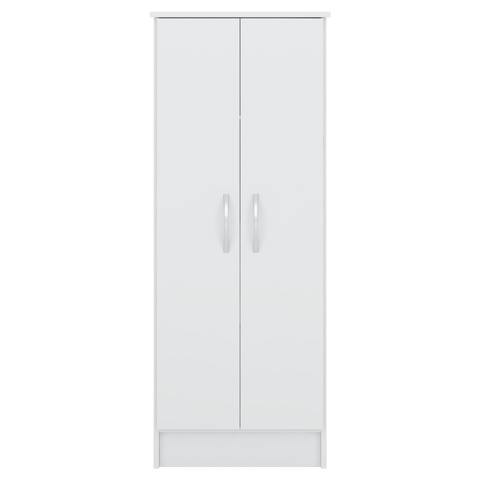 Armário Multiuso 2 Portas 4 Prateleiras 128 cm Ballena Branco