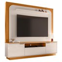 Ver imagem 1 de Estante Home Theater Nilo Cinamomo/off White para Tv até 75” - Madetec