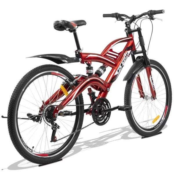 Bicicleta GTS M1 Aro 26 Full Suspension com Dupla Suspensão Traseira e  Para-lama 21 Marchas - Vermel | MadeiraMadeira