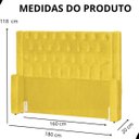 Ver imagem 6 de Cabeceira de Cama Box Estofada 160 Cm Casal Emma Suede
