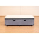 Ver imagem 3 de Cama Box Baú Solteirão Serenelife - Suede Cinza Escuro