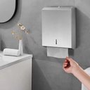 Ver imagem 3 de Kit com 2 Dispenser Papel Toalha Aço Inox para Banheiro