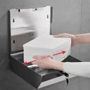 Ver imagem 2 de Kit com 2 Dispenser Papel Toalha Aço Inox para Banheiro