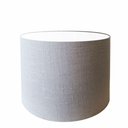 Ver imagem 5 de Cúpula Abajur e Luminária Cilíndrica Vivare Cp-7018 Ø40x25cm - Bocal Nacional Rustico-cinza