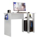 Ver imagem 3 de Mesa Gamer Slim Branco Peternella