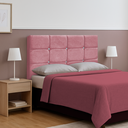 Ver imagem 1 de Cabeceira Casal 1.40 cm para Cama Box Lari Suede:Rose