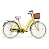 Bicicleta Feminina GTS Retrô City Aro 26 com Cestinha e Para-lama| GTS M1 Retrô City - Amarelo - 1