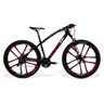 Bicicleta GTS Aro 29 Freio a Disco Hidráulico Câmbio 27 Marchas e Amortecedor com Câmara Anti - Pret - 1