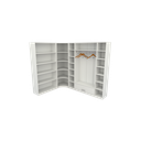 Ver imagem 1 de Kit Armário Closet Modulado M2 (colmeia, Loja, Expositor, Sapateira, Roupa, Organizador)