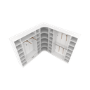 Ver imagem 7 de Kit Armário Closet Modulado M1 (colmeia, Loja, Expositor, Sapateira, Roupa, Organizador)