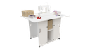 Ver imagem 4 de Mesa Dobrável para Corte de Tecidos MDF Branco 150x120x100cm