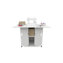 Ver imagem 2 de Mesa Dobrável para Corte de Tecidos MDF Branco 150x120x100cm